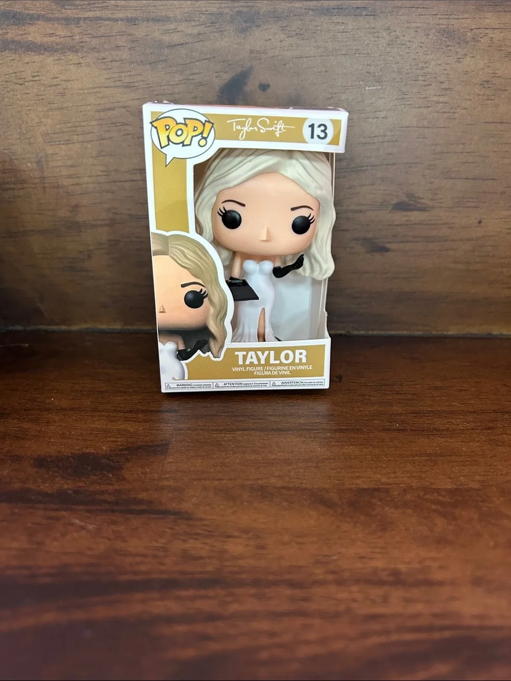 Funko Taylor Blonde Hair White Dress Pop! Figure